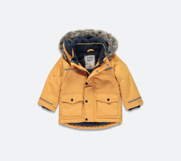 Boys Yellow Hooded