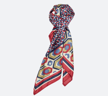 Geometric print Scarf